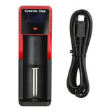 Cargador Para Pilas 18650 Cameron Sino Mdh04 Microusb 