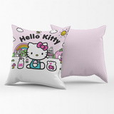 Almofada Infantil Presente Com Enchimento 40x40cm Cor Hello Kitty Ref0035lic