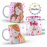 Día De Las Madres Tazas Y Almohadas Plantillas Editables