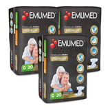 Pañales Para Adulto Emumed Premium 3 Paquetes Elige La Talla