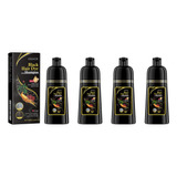 Champús Instantáneos Para Tinte De Cabello Negro 4 Fgd A