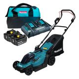 Cortador Grama 2 Baterias 18v 5ah Carregador E Bolsa Makita