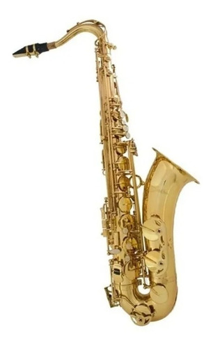 Saxofone Sax Shelter Sgft6435l Tenor Laqueado Dourado C/ Bag