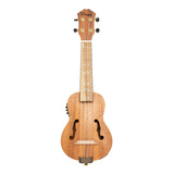 Ukelele Electroacustico Parquer Soprano Madera Funda Cuota