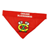 Bandana De Nhl De Chicago Blackhawks Perros Y Gatos, Pe...