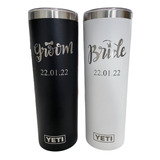 Yeti Skinny 20 Oz Personalizado Para Novios Boda Grabado 