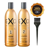 Kit Exoplastia Capilar Exo Hair 2x500ml Selagem +  Brinde