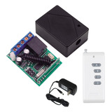 Switch Interruptor Relé Temporizado + Control Rf +fuente 12v