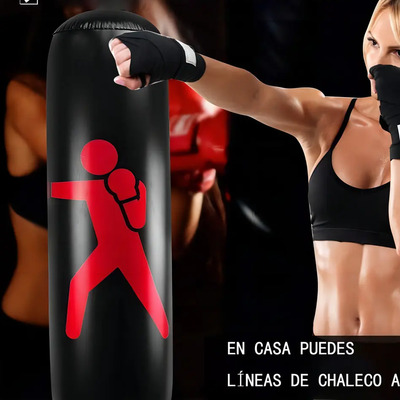 Saco de Boxeo Inflable, Costal de Box de Piso, Adecuadas para Practicar Karate, Taekwondo, Costal de Box con Base para Ejercicio de Fitness para Liberar Eenergía | Meses sin interés