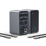 Docking Station Usb Tipo C Hub 15 En 1 Para Macbook 100w Pd