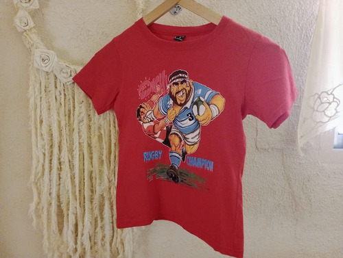 Hermosa Remera Rugby De Niños Talle 8