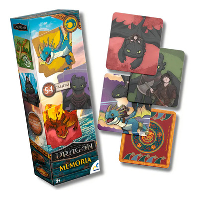 Memoria Cómo Entrenar A Tu Dragón Juego De Mesa Niños | MercadoLibre
