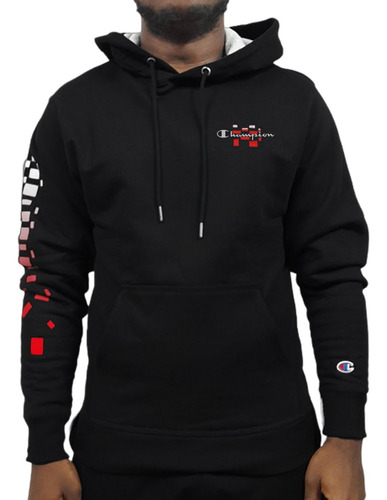 Hoodie Champion Gf89 -negro