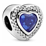 Charm Pandora Corazón Azul Original