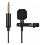 Mini Microfone De Lapela Profissional Plug P2 3,5mm