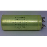 Capacitor Eletrolítico 125+10+10+64uf X 350v Siemens