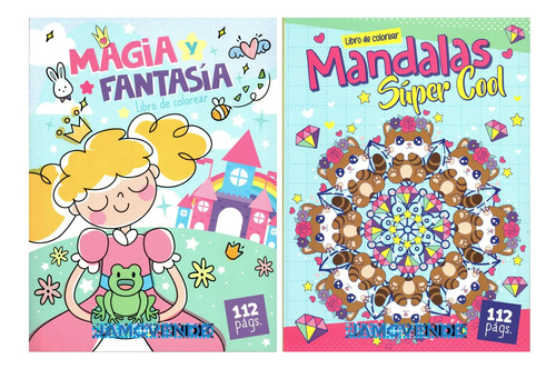 Mandalas Súper Cool Para Niñas, Magia Y Fantasía 224 Pag 5+