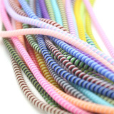 Protectores De Cable Bicolor Varidad De Colores 50 Cm