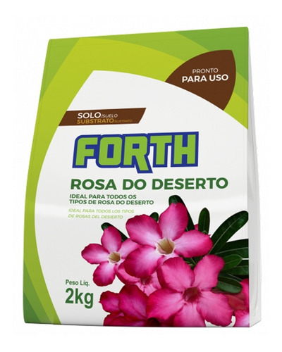 Substrato Forth Terra Especial Para Rosa Do Deserto - 2 Kg