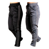 Pack 2 Jogger Pantalones Buzo Mujer Con Polar Otoño Invierno