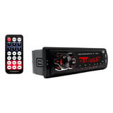 Som Pra Carro Aparelho Rádio Automotivo Bluetooth Bt Sd 