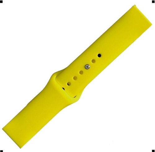 Pulseira Silicone Borracha Mormaii Life Blulory Glifo 5 Pro Cor Amarelo