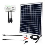 Kit De Paneles Solares 20w 12v Ip65 Eco-dignos: 20w Fuera De