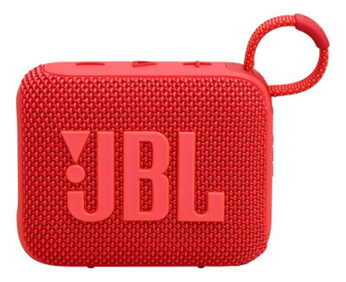 Caixa De Som Jbl Go 4 Bluetooth /4.2 W Rms Cor Vermelho