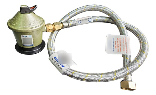Regulador Gas Cocina Con Flexible Certificado Sec