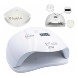 Cabine Sun Profissional 120w Bivolt Unhas De Gel Led/uv 