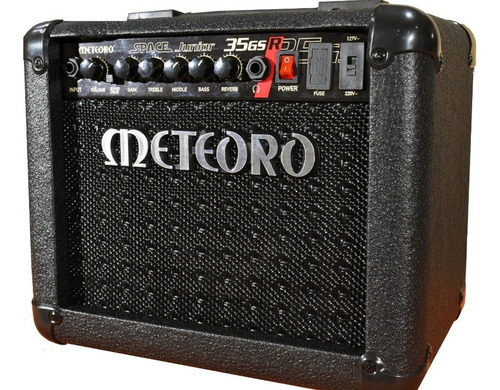 Cubo Amplificador Meteoro Guitarra Space Jr 35w Reverb Bivol Cor Preto 110v/220v