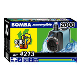 2 Pzas Bomba De Agua Sumergible 1200 L/h 2 M 18 W 4213