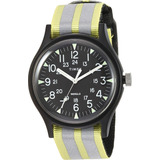 Reloj Timex Para Caballero Modelo: Tw2r81000 Color De La Correa Tw2r81000 / Tela Amarillo