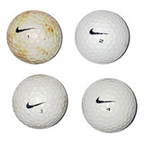 Set 4 Pelotas De Golf (nike Usadas) + 4 Tees De Regalo