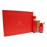 Set De Regalo Perfume Perry Ellis 360 Red, 4 Piezas, Para Mu