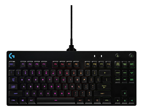 Logitech Pro Mechanical Gaming Keyboard, Teclas Con Retro...