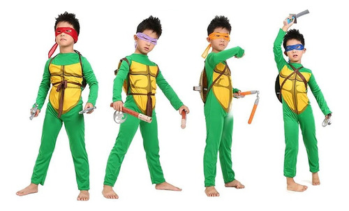 Roupa Tartaruga Ninja Infantil Completa Cosplay