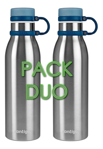Botella Contigo Matterhorn Termica Acero Inox 590ml Pack Duo