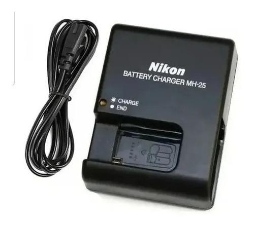 Carregador Mh-25 Nikon Para Bate-ria En-el15 D7000 Org Nf