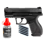 Kit Pistola Balines Xbg 4.5mm 5 Co2 1500 Municiones Crosman