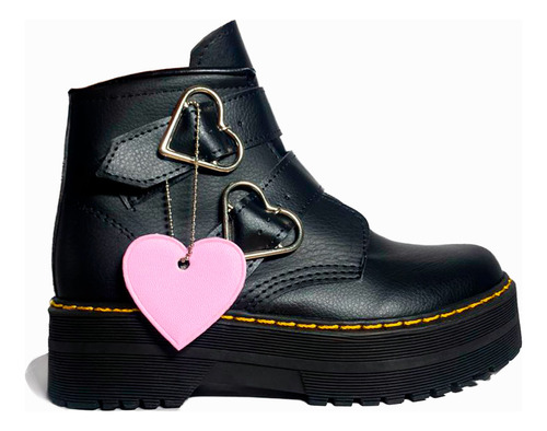 Botas Plataformas Mujer 7000 Rockera Gotica Tipo Dr Martens 