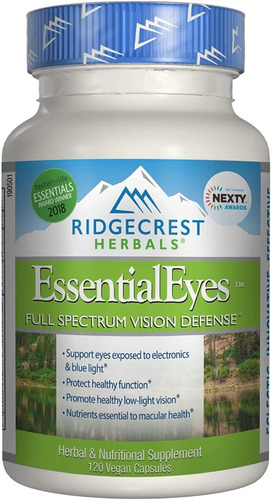 Ridgecrest Herbals | Essential Eyes | 120 Vegetarian Capsule