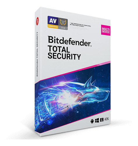 Bitdefender Antivirus Total Security 5 Usuarios, 1 Año