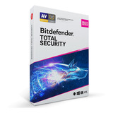 Bitdefender Antivirus Total Security 10 Dispositivos, 1 Año