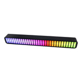 Rgb Led Música Rítmica Activada Por Voz Luz Control De