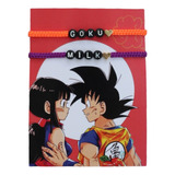 Pulseras Goku Y Milk Corazones Pareja Y Amigos Detalle Moda