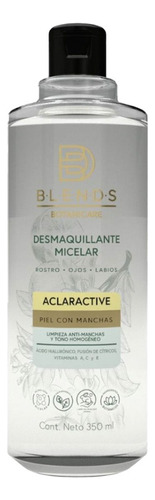 Desmaquillante Micelar Blends Botanicare Aclaractive 350 Ml