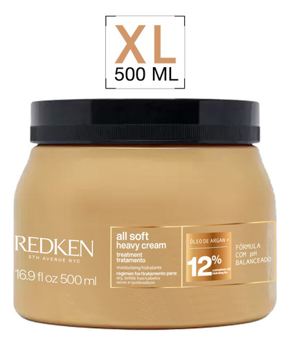 Redken Máscara Hidratante Cabello Seco All Soft 500ml