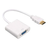 Cable Conversor Adaptador Hdmi A Vga S/audio