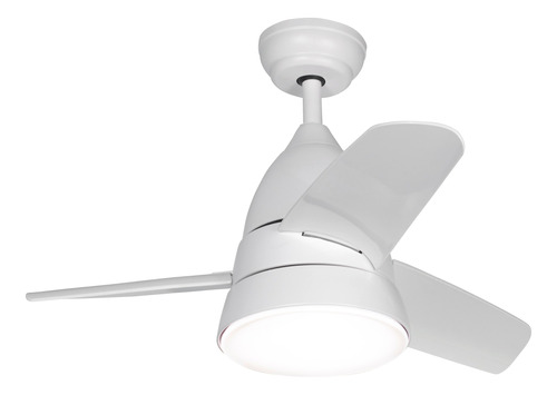 Ventilador Techo Led Blanco 3 Aspas Frio Calor 220v 365a Lk